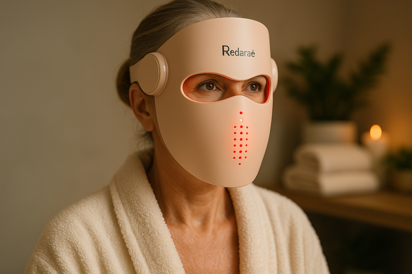 Redarae 3D Red Light Mask