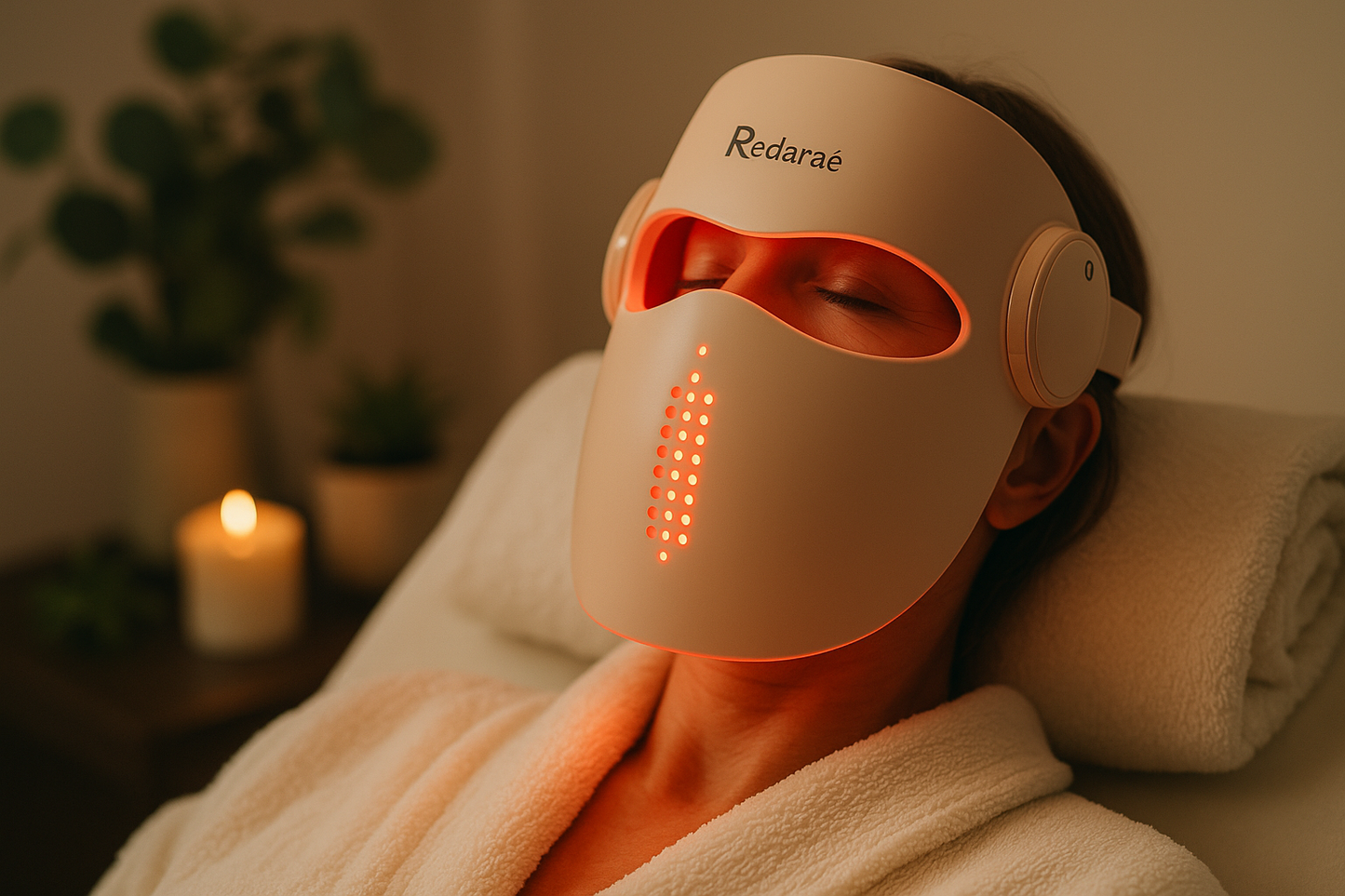 Redarae 3D Red Light Mask