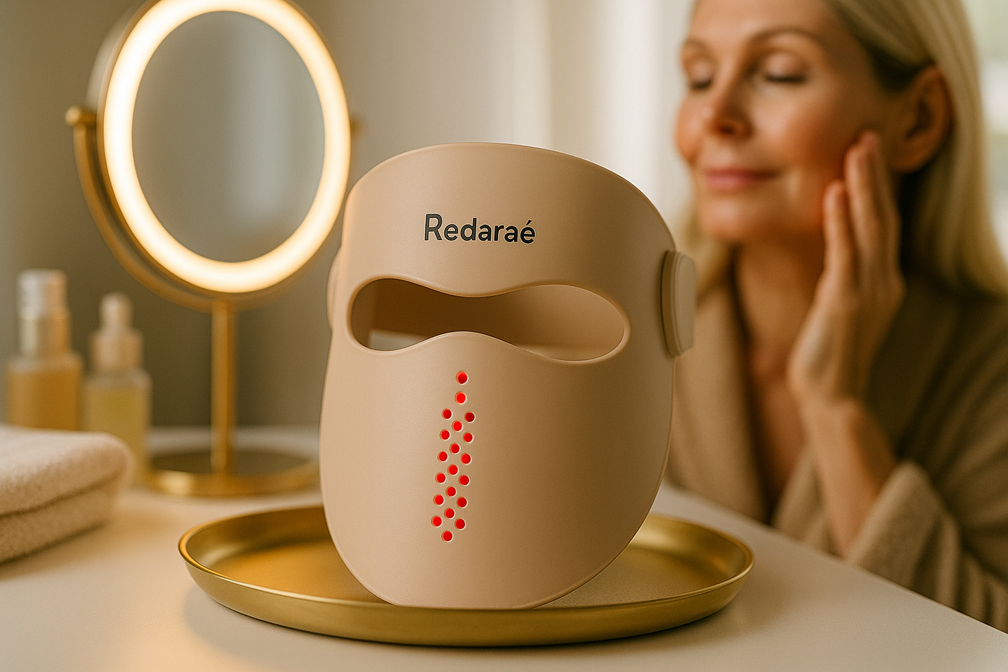 Redarae 3D Red Light Mask