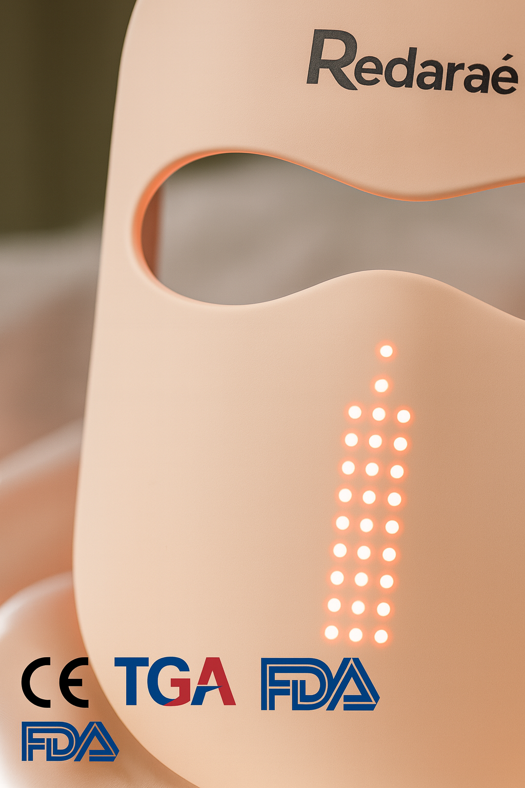 Redarae 3D Red Light Mask